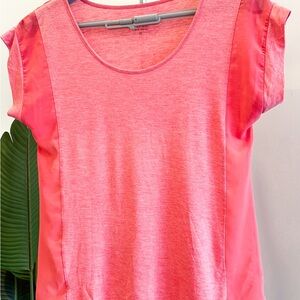 Nine West Coral Short Sleeve Top